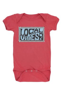 Feather 4 Arrow Local Vibes Cotton Graphic Bodysuit in Chili Pepper