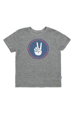 Feather 4 Arrow Right On Cotton Graphic Tee in Heather Grey