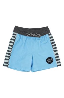 Feather 4 Arrow San O Volley Swim Trunks in Crystal Blue 