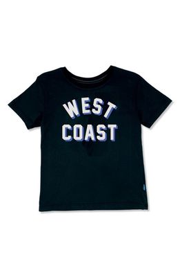 Feather 4 Arrow West Coast Vintage Cotton Graphic Tee in Black