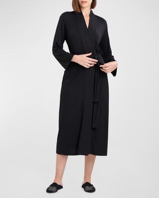 Feathers Elements Long Jersey Robe