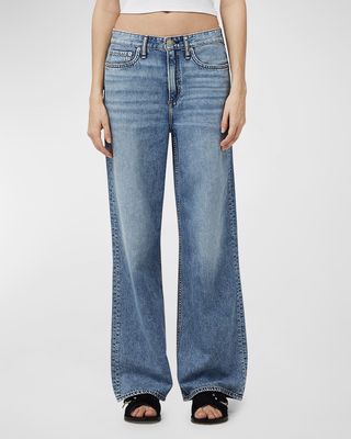 Featherweight Logan Mid-Rise Wide Relaxed Jeans