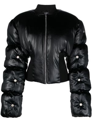 FEBEN Escargot puffer jacket - Black