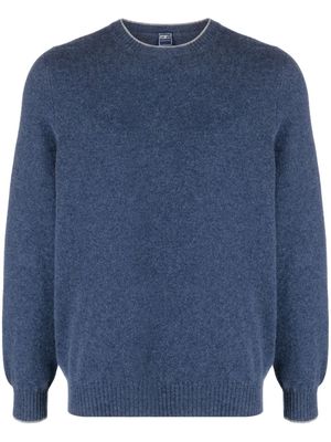 Fedeli Argentina fine-knit cashmere jumper - Blue