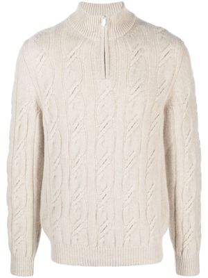 Fedeli chunky-knit wool-blend jumper - Neutrals