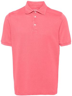 Fedeli cotton piqué polo shirt - Pink