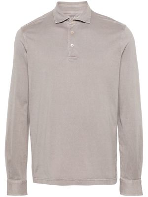 Fedeli cotton polo shirt - Grey