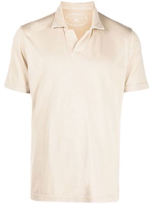 Fedeli cotton polo shirt - Neutrals