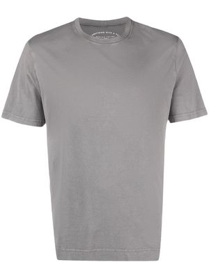 Fedeli crew-neck cotton T-shirt - Grey