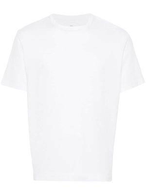 Fedeli crew-neck cotton T-shirt - White