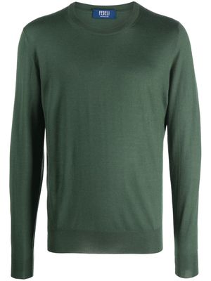 Fedeli crew-neck jersey-knit jumper - Green