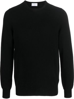 Fedeli crew-neck pullover jumper - Black