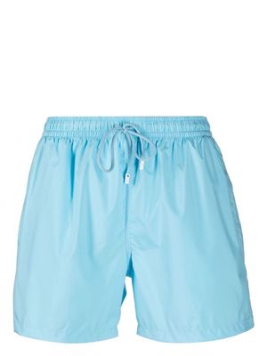Fedeli drawstring-waist swim shorts - Blue