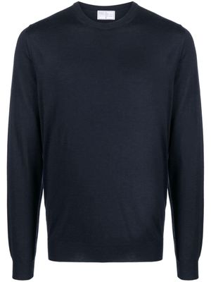 Fedeli fine-knit cashmere jumper - Blue