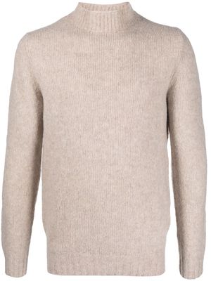 Fedeli funnel-neck wool-cashmere jumper - Neutrals