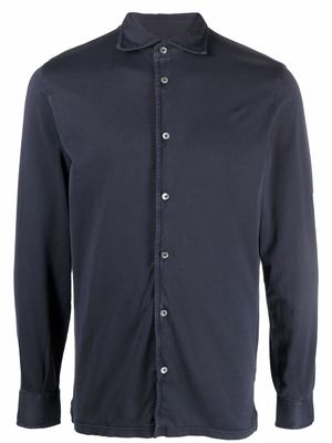 Fedeli jersey button down shirt - Blue