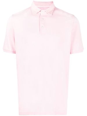 Fedeli jersey cotton polo shirt - Pink