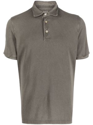 Fedeli jersey short-sleeved polo top - Brown