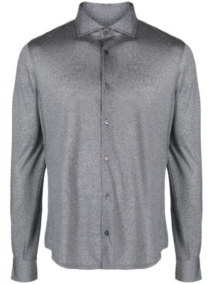 Fedeli jersey wool shirt - Grey