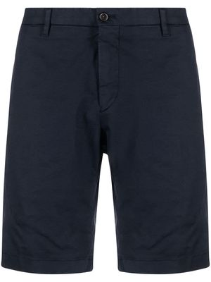 Fedeli knee-length chino shorts - Blue