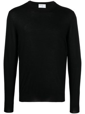 Fedeli long-sleeve jumper - Black