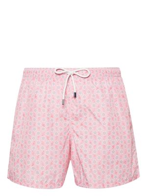 Fedeli Madeira floral-print swim shorts - Pink