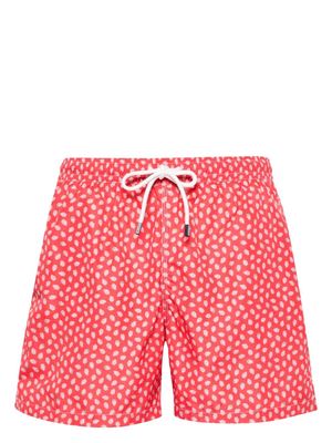 Fedeli Madeira swim shorts - Red