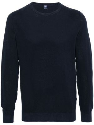Fedeli piqué cotton sweater - Blue