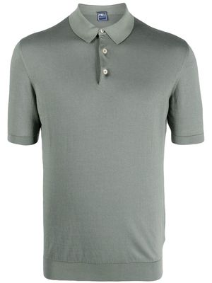 Fedeli short-sleeve polo-shirt - Green