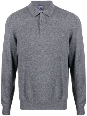 Fedeli Sportman cashmere polo shirt - Grey