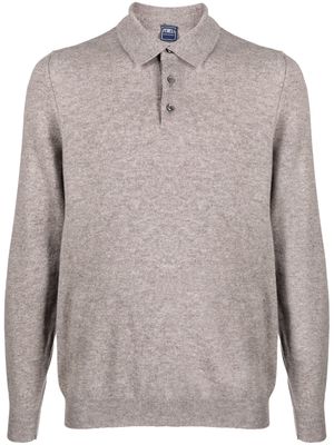 Fedeli Sportman cashmere polo shirt - Neutrals