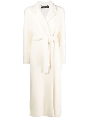 Federica Tosi belted hooded coat - Neutrals