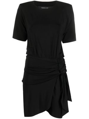 Federica Tosi boat-neck minidress - Black