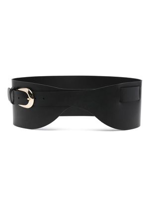 Federica Tosi buckle-fastening leather belt - Black