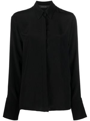 Federica Tosi button-down fitted blouse - Black