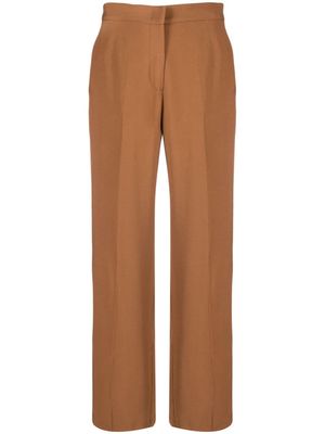 Federica Tosi concealed-fastening mid-rise trousers - Brown