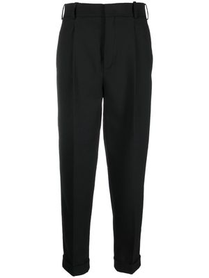 Federica Tosi cropped tapered trousers - Black