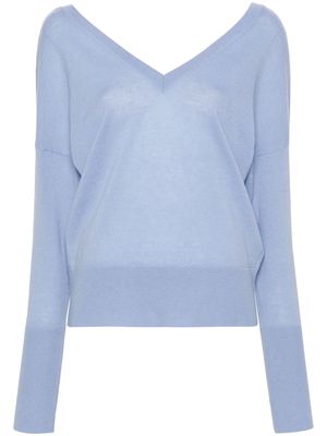 Federica Tosi fine-knit jumper - Blue
