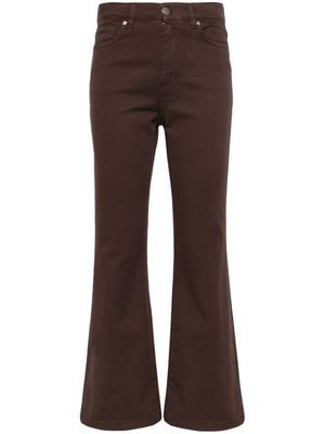 Federica Tosi high-rise flared jeans - Brown