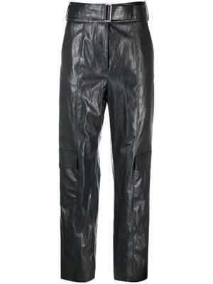Federica Tosi high-waisted cargo trousers - Grey