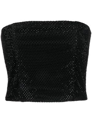 Federica Tosi knitted strapless top - Black