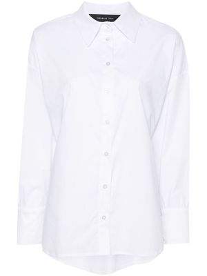 Federica Tosi long-sleeved cotton shirt - White
