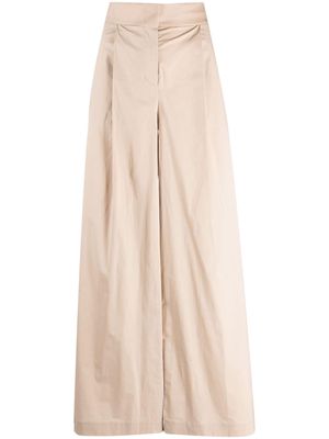 Federica Tosi mid-rise flared trousers - Neutrals
