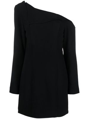 Federica Tosi one-shoulder minidress - Black