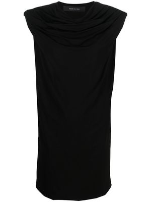 Federica Tosi ruched-detail mini dress - Black