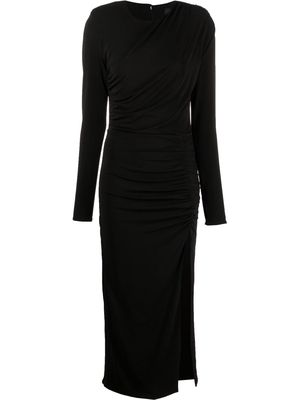 Federica Tosi side-ruched bodycon dress - Black