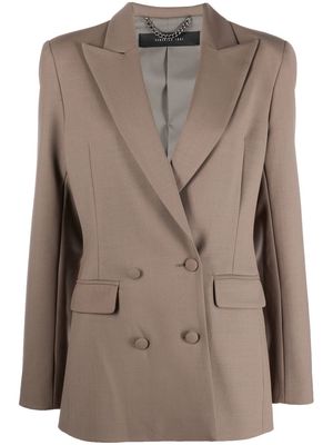 Federica Tosi tailored double-breasted blazer - Brown