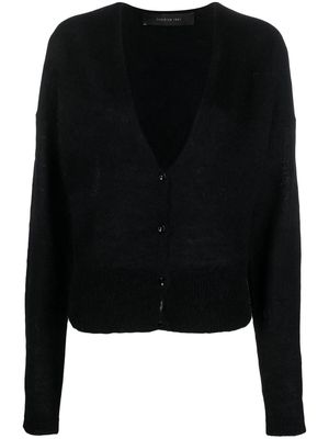 Federica Tosi V-neck knitted cardigan - Black