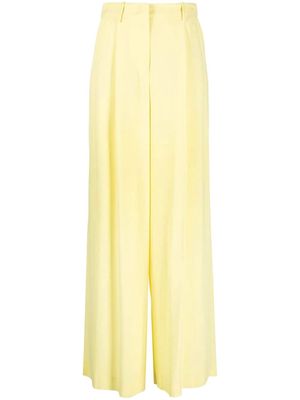 Federica Tosi wide-leg tailored trousers - Yellow