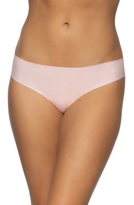 Felina Hint of Skin Assorted 5-Pack Thongs in Lilac Pink/Orchid/Blue 